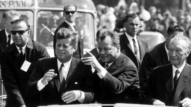 Willy Brandt mit US-Präsident John F. Kennedy