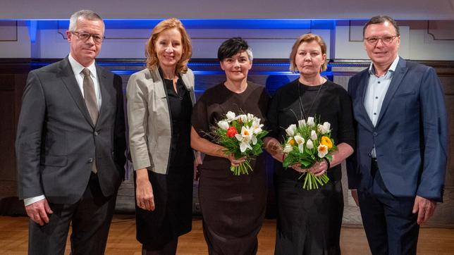 Bild: rbb/Thomas Ernst (v.l.n.r.): Rainald Becker, Patricia Schlesinger, Kathrin Pitterling, Katrin Löschburg und Volker Herres