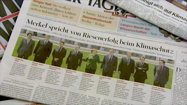 Bundeskanzlerin Merkel in der Tagespresse