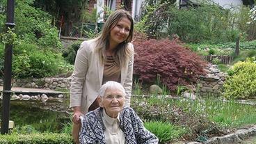 Gisela Müller mit ihrer Mutter