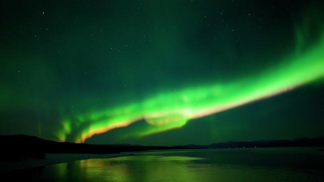 Nordlichter über Dawson City