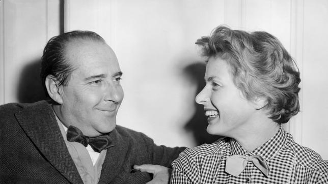 Ingrid Bergmann und Roberto Rossellini