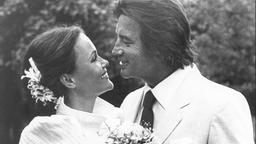 Pierre Brice mit seiner Frau Hella bei ihrer Hochzeit