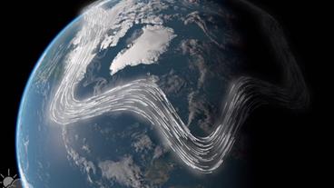 Bild: Das Erste Ingesamt gibt es vier Jetstreams.