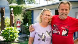 Liz und Peter Pabst im Südsee-Camp