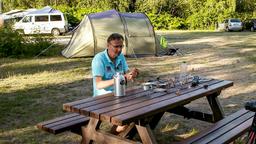 Stefan Peine im Südsee-Camp