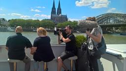 Hinter den Kulissen von Reise 3: Lars und Nicole Bünning in Köln am Rhein.