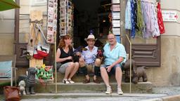 Auf Reise 2 besuchen die Passagiere André Pohlai und Nicole Bilan-Wedel das Dackelmuseum in Passau.