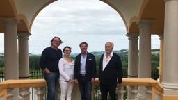 Patrick Lindner besucht zusammen mit Thomas und Renate Diedrich das Stift Melk in Österreich.