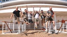 Die Band Voxxclub an Bord
