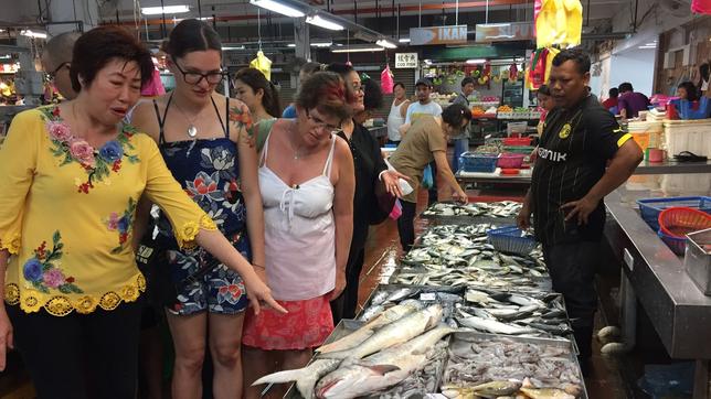 Bild: BR Auf einem Markt in Malaysia