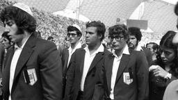 Mitglieder der israelischen Olympiamannschaft