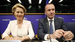 Manfred Weber und Ursula von der Leyen