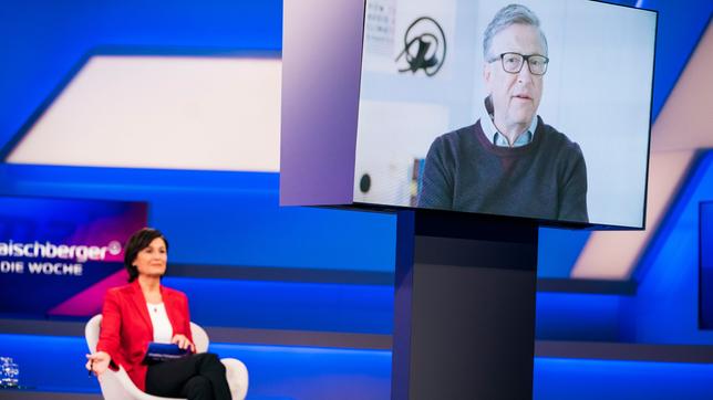 Sandra Maischberger im Gespräch mit Bill Gates