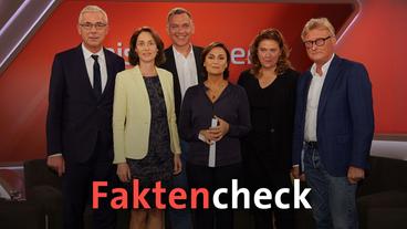 Bild: WDR/Melanie Grande Die Gäste (v.l.n.r.): Joachim Lenders, Katarina Barley, Jan van Aken, Sandra Maischberger, Jutta Ditfurth, Hans-Ulrich Jörges
