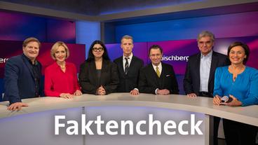 Bild: WDR/Melanie Grande Die Gäste (v.l.n.r.): Michael Bröcker, Petra Gerster, Yasmine M’Barek, Benjamin von Stuckrad-Barre, Martin Suter, Joe Kaeser