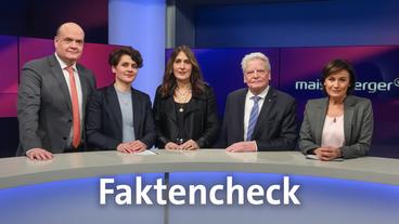 Bild: WDR/Oliver Ziebe Die Gäste (v.l.n.r.): Robin Alexander, Anna Lehmann, Anja Kohl, Joachim Gauck