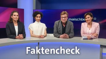 Bild: WDR/Oliver Ziebe Die Gäste (v.l.n.r.): Dagmar Rosenfeld, Sonja Zekri, Béla Réthy