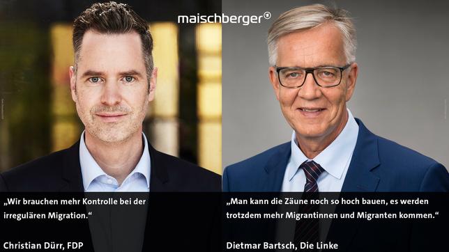 Christian Dürr und Dietmar Bartsch