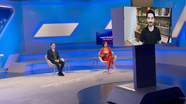 Bild: WDR/Melanie Grande Sandra Maischberger im Gespräch mit Ilkay Gündoğan