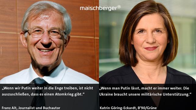 Bild: Axel Thomae; Stefan Kaminski/Grüne Bundestagsfraktion Franz Alt und Katrin Göring-Eckardt