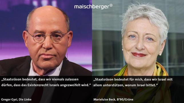 Bild: WDR/Oliver Ziebe; Stefan Kaminski Gregor Gysi und Marieluise Beck