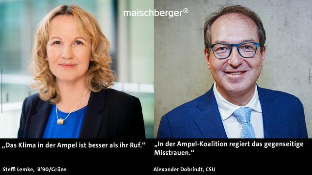 Steffi Lemke und Alexander Dobrindt