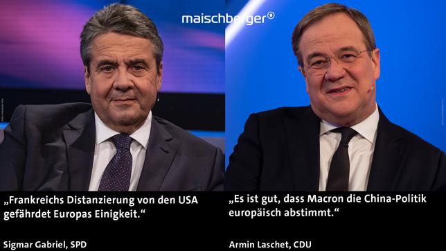 Bild: WDR/Oliver Ziebe; WDR/Melanie Grande Sigmar Gabriel und Armin Laschet
