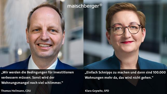 Bild: Henning Schacht; heilmann.berlin.de Thomas Heilmann und Klara Geywitz