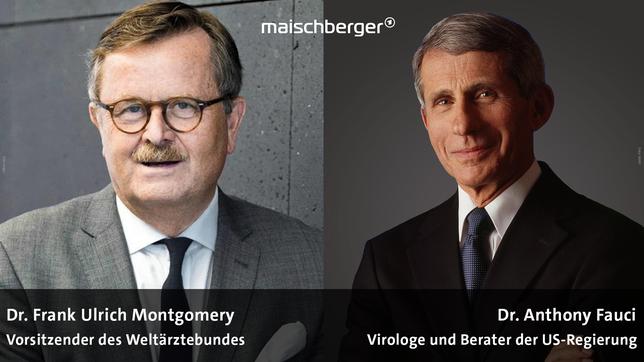 Bild: imago; NIAID Dr. Frank Ulrich Montomery (l.) und Dr. Anthony Fauci