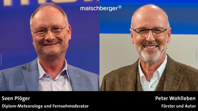 Bild: WDR/Melanie Grande; WDR/Max Kohr Sven Plöger und Peter Wohlleben