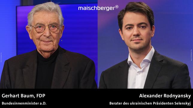 Bild: Beide WDR/Oliver Ziebe Gerhart Baum und Alexander Rodnyansky