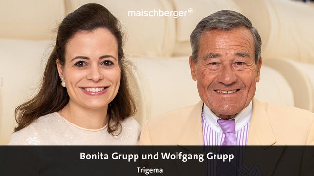 Bild: Trigema Bonita und Wolfgang Grupp