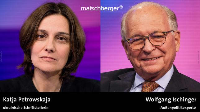 Bild: WDR/Thomas Kierok; WDR/Oliver Ziebe Katja Petrowskaja und Wolfgang Ischinger