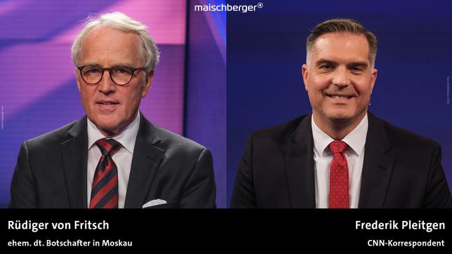 Bild: Beide WDR/Oliver Ziebe Rüdiger von Fritsch und Frederik Pleitgen