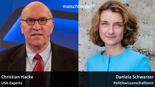 Bild: WDR/Oliver Ziebe; DGAP/Zsófia Pölöske Christian Hacke Daniela Schwarzer