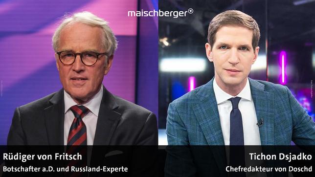 Bild: WDR/Oliver Ziebe; Tichon Dsjadko Rüdiger von Fritsch und Tichon Dsjadko