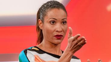 Bild: WDR/Max Kohr Gast bei Moderatorin Sandra Maischberger: Annabelle Mandeng (Schauspielerin)