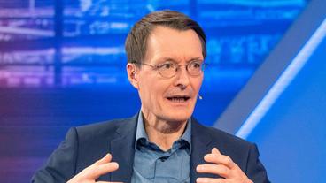 Bild: WDR/Max Kohr Gast bei Sandra Maischberger: Prof. Karl Lauterbach, SPD (Bundestagsabgeordneter und Epidemiologe)