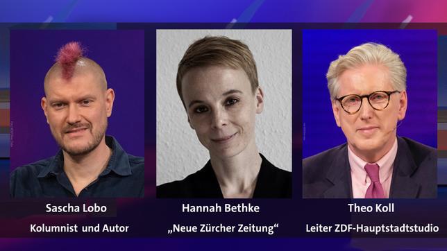 Bild: WDR/Oliver Ziebe; privat; WDR/Oliver Ziebe Sascha Lobo, Hannah Bethke und Theo Koll (v.l.n.r.)