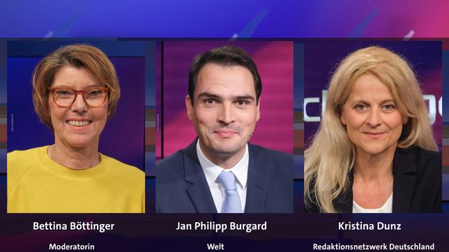 Bild: Alle WDR/Oliver Ziebe Bettina Böttinger, Jan Philipp Burgard und Kristina Dunz (v.l.n.r.)