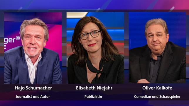 Bild: WDR/Thomas Ernst; WDR/Max Kohr; WDR/Thomas Ernst Hajo Schumacher, Elisabeth Niejahr, Oliver Kalkofe