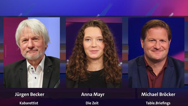 Jürgen Becker, Anna Mayr und Michael Bröcker (v.l.n.r.)