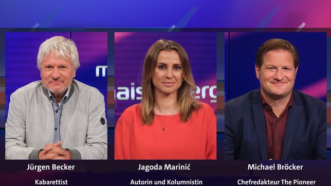 Bild: Alle WDR/Oliver Ziebe Jürgen Becker, Jagoda Marinić und Michael Bröcker (v.l.n.r.)