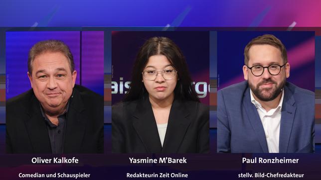 Bild: Alle WDR/Oliver Ziebe Oliver Kalkofe, Yasmine M'Barek und Paul Ronzheimer (v.l.n.r.)