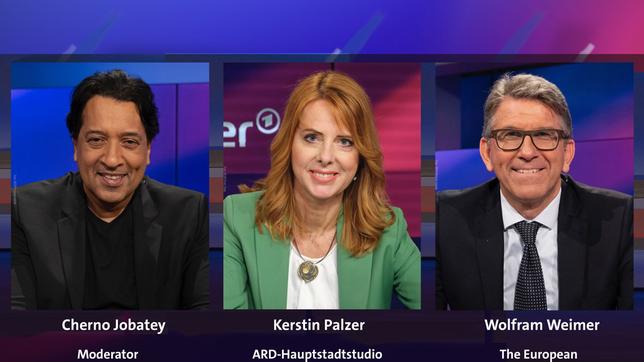 Bild: WDR/Melanie Grande; WDR/Oliver Ziebe; WDR/Melanie Grande Cherno Jobatey, Kerstin Palzer und Wolfram Weimer (v.l.n.r.)
