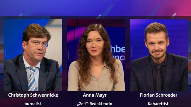 Bild: WDR/Max Kohr; WDR/Melanie Grande; WDR/Oliver Ziebe Christoph Schwennicke Anna Mayr Florian Schroeder