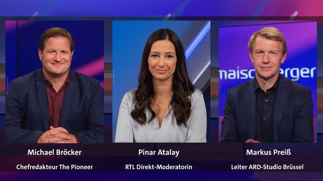 Bild: Alle WDR/Oliver Ziebe Michael Bröcker, Pinar Atalay und Markus Preiß (v.l.n.r.)