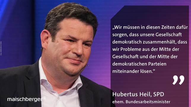 Bild: WDR/Oliver Ziebe Hubertus Heil