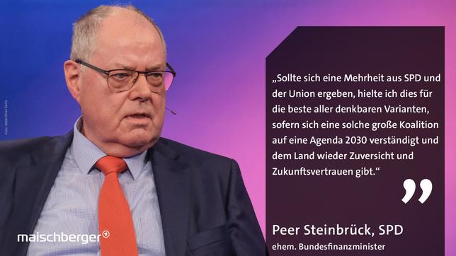 Bild: WDR/Oliver Ziebe Peer Steinbrück